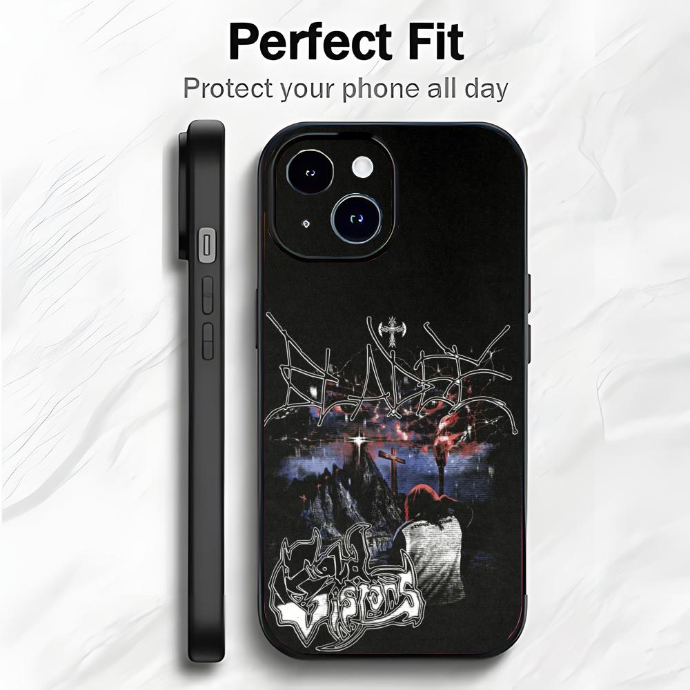 Einzigartige B-Bladee 333 Drain Gang Album Handyhülle Handyhülle Weiche Verpackung Leicht Für iPhone17 16 15 14 13ProMax