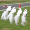 3/6Pcs Artificial 3D Craft Birds Foam Feathers for Birthday Party Home Garden Wedding Decorations Fake Birds
