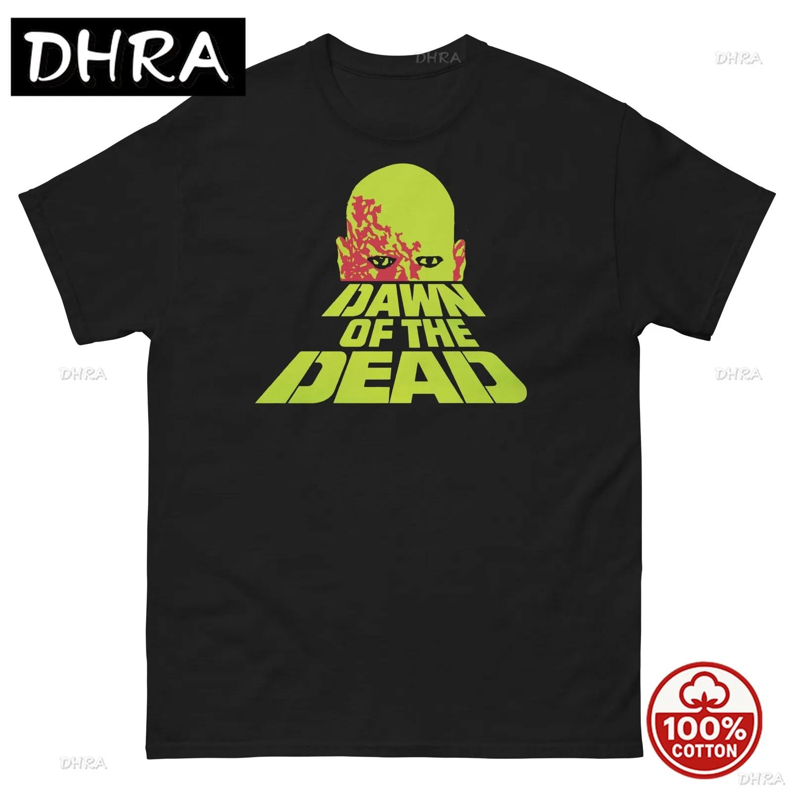 Dawn of The Dead Black Graphic T Shirt Unisex Classic Tee with Retro Aesthetic for Girls Top T Shirts Minimalist Soft Cool Loose S