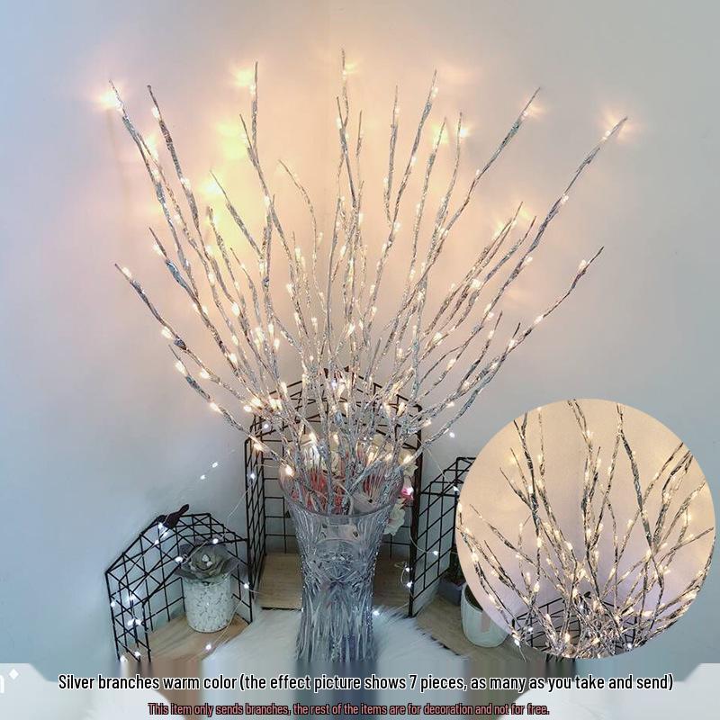 LED Branch String Lights - 20 Heads for Room, Festival, or Vase Decoration