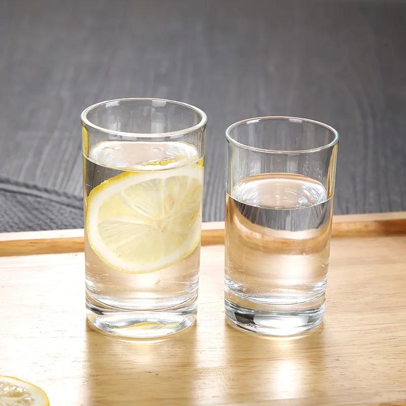 Getränkebecher Transparent Frühstückstasse Schlichter Stil Cocktailglas Gerades Weinglas Hitzebeständige Wasserflasche Bierglas