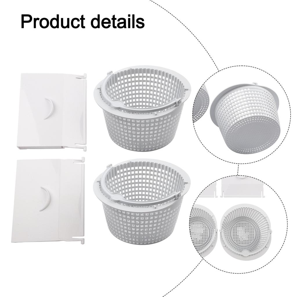 Pool Filter Baskets For Hayward SPX1091C Skimmer Filter Basket And Handle Pool Cleaning Accessories