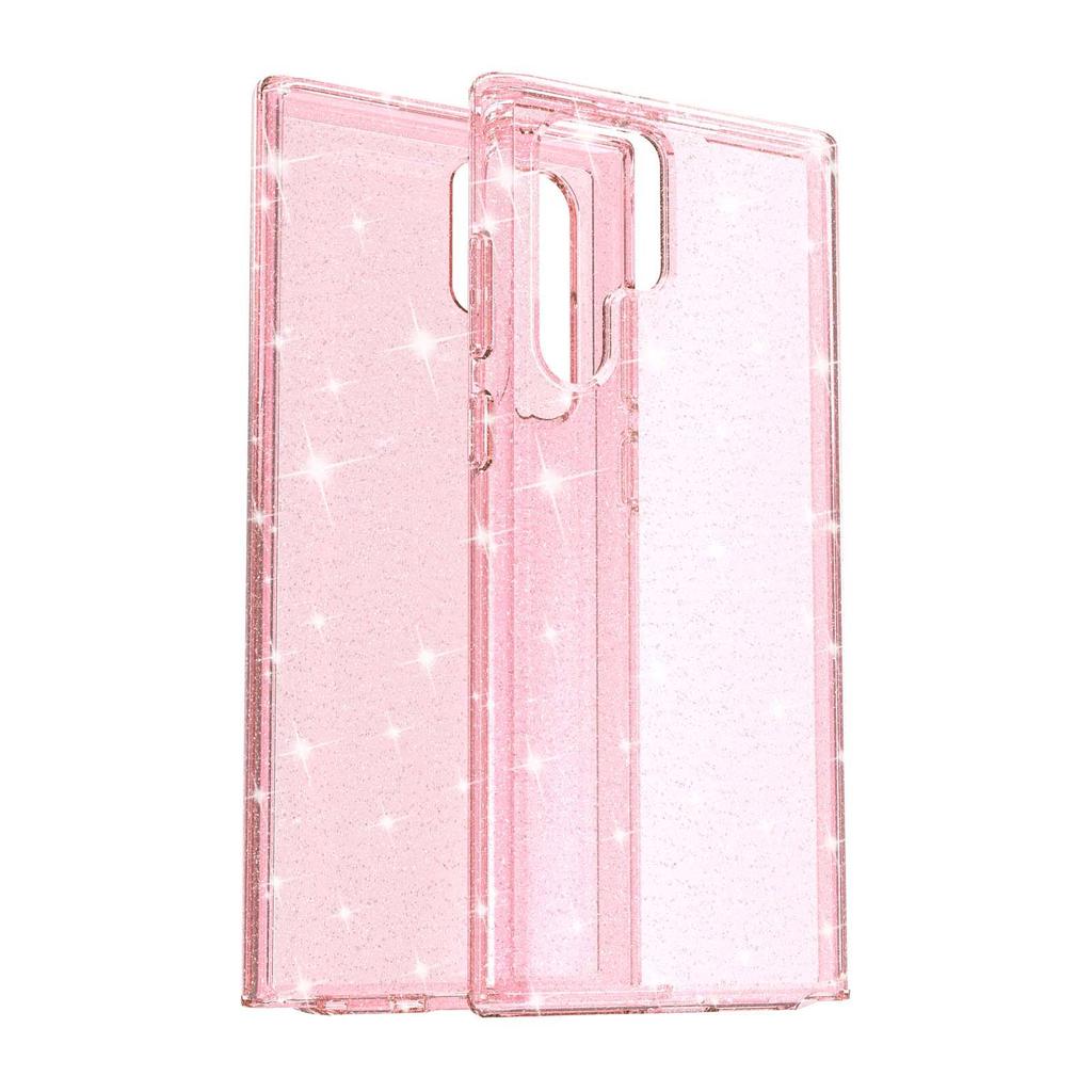 Starry TPU Glitter Phone Case - Fits Samsung Galaxy S24 Ultra, S25, and S23+ - Transparent Terminator Design