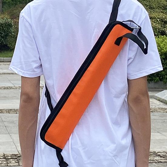 Drumstick Bag Thickened Oxford Cloth Drum Stick Holder Storage Case with Hooks Inside for Percussion Sticks Drum Mallet