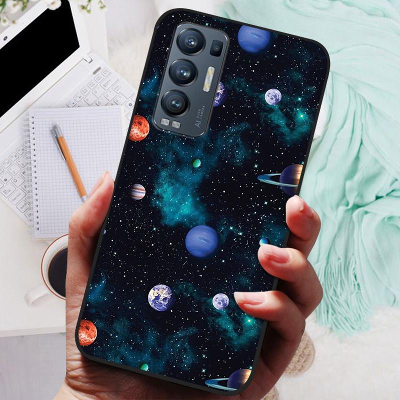 For OPPO Find X3 Neo Case Black Cover Lion Wolf Silicone Soft Back Cases For OPPO Find X3 Lite Phone Case Reno 5 Pro Plus 5G