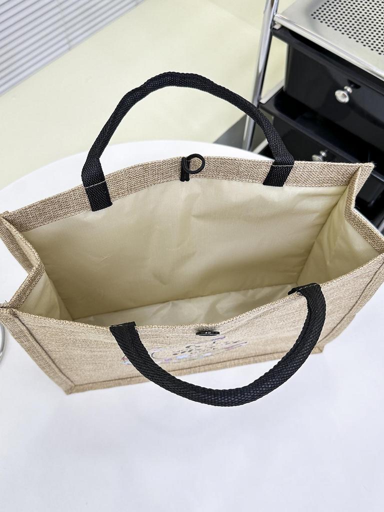 Weihnachtskrippe Jute Tragetasche zum Einkaufen, Reisen & für den Außenbereich