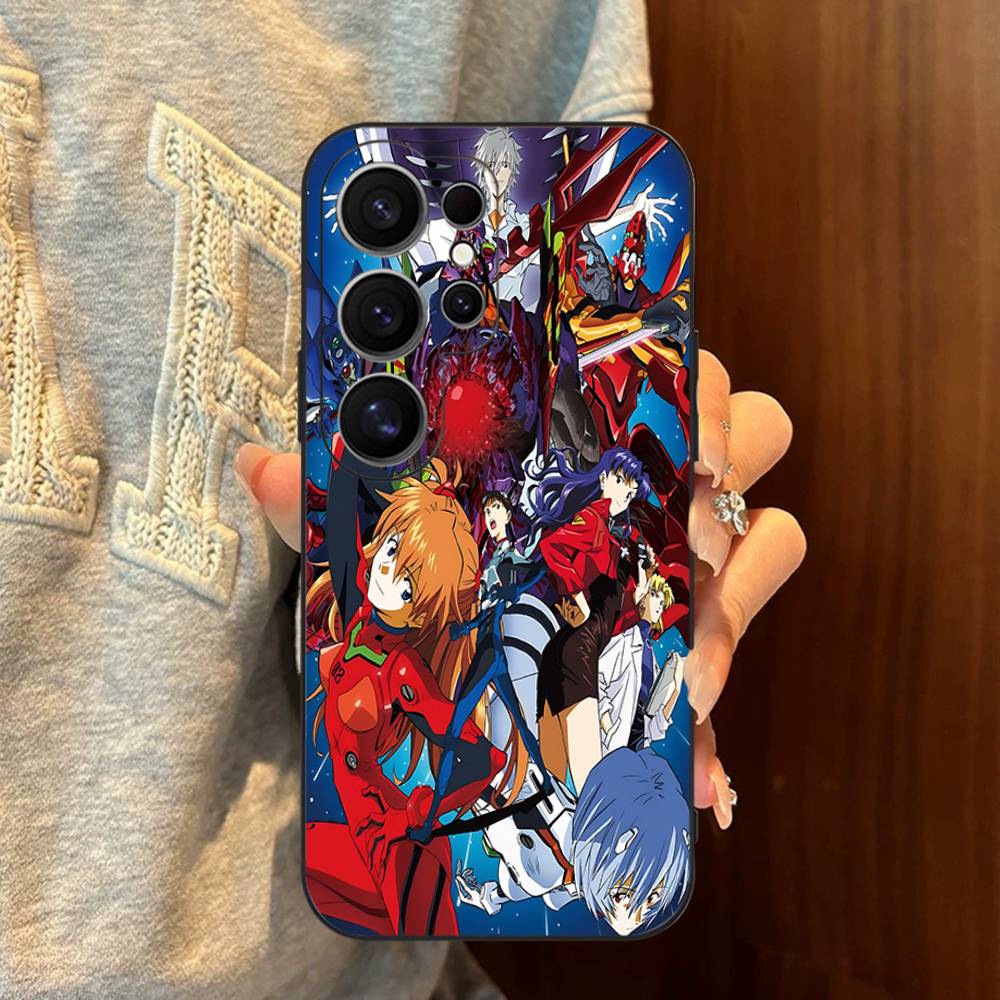 Hot Anime E-Evangelions Phone Case For Samsung S 24 Fe 25 Ultra Plus 20 Lite 21 30 22 23 24 22 Ultra 5G Fundas
