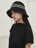 NOUVE Cotton Strap Bucket Hat - Black