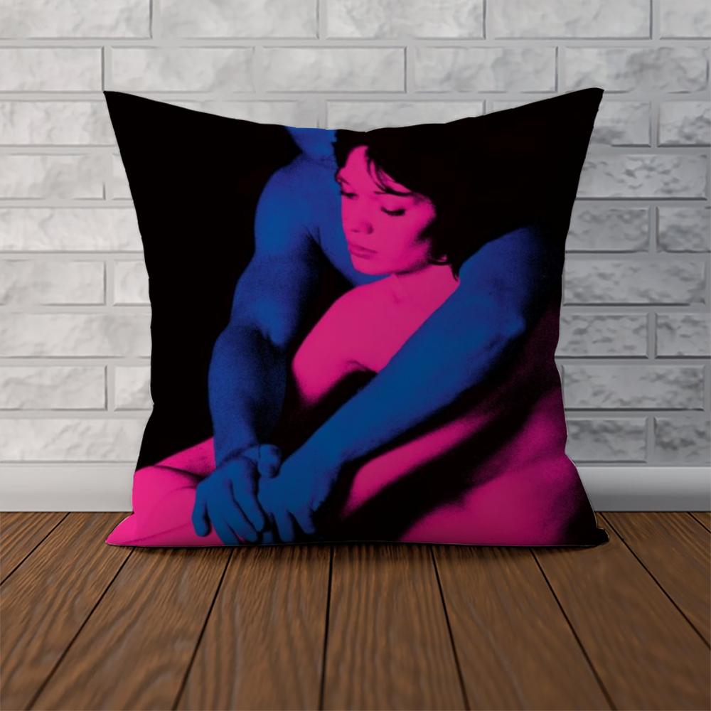 TV Girl Pillow Case For Car Sofa Decorative Home Doublesided Print Plush Square Throw Pillow Cushion Cover