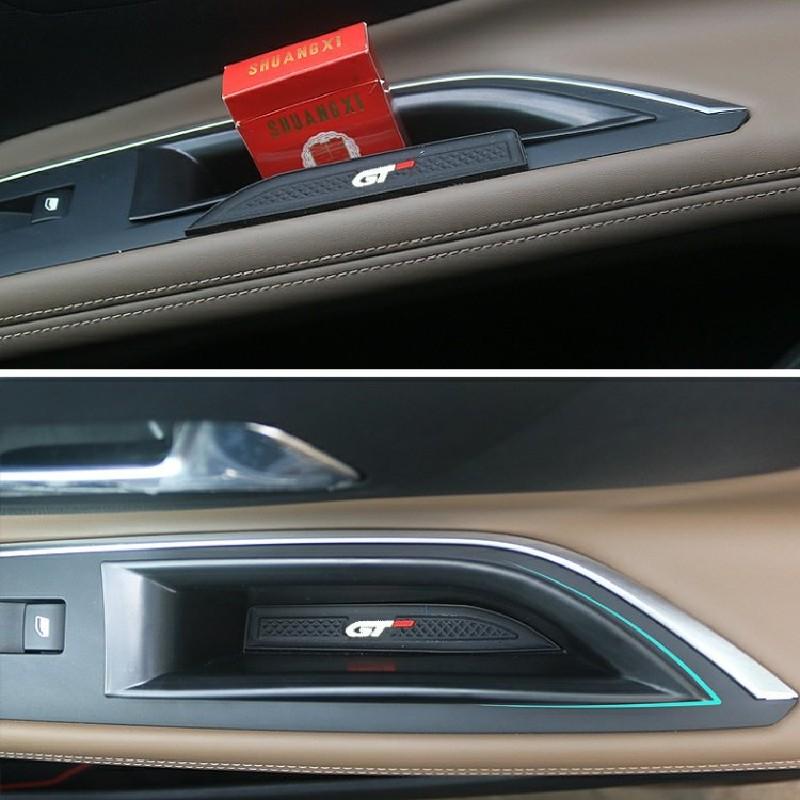 For Peugeot 3008 GT 2017 2018 2019 2020 2025~2025 2025 2025 Door Armrest Storage Box Organizer Tidying Tray Interior Accessories