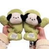 Cute Fluffy Puppy Gloves Girl Winter Riding Cold proof Gloves Student Warm Gloves Can Halter Neck Pachy Dog