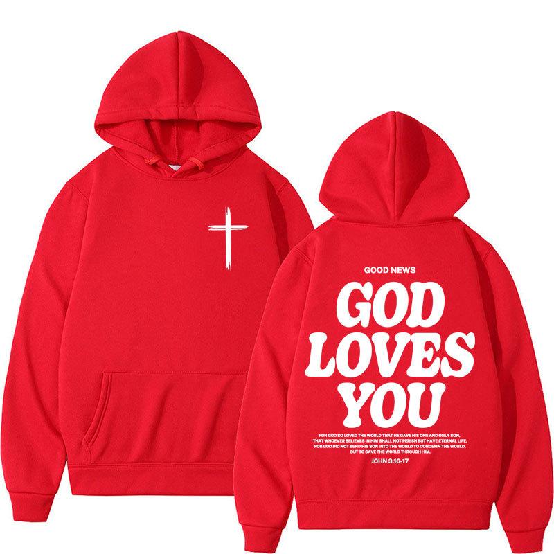 Harajuku Aesthetic Christian Jesus Church Hoodie Bible Verse Unisex Cool Casual Streetwear Y2K Street Fashion Pullover Clothing
