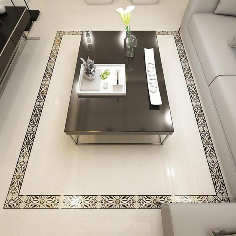 5M Waterproof Baseboard Self Adhesive Wall Sticker Luxury Skirting Waistline Border Floor Stickers 3D Vintage Wallpaper Borders