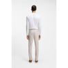Boss Slim Fit Washable Stretch Cotton Pants Open Grey 50561572075 