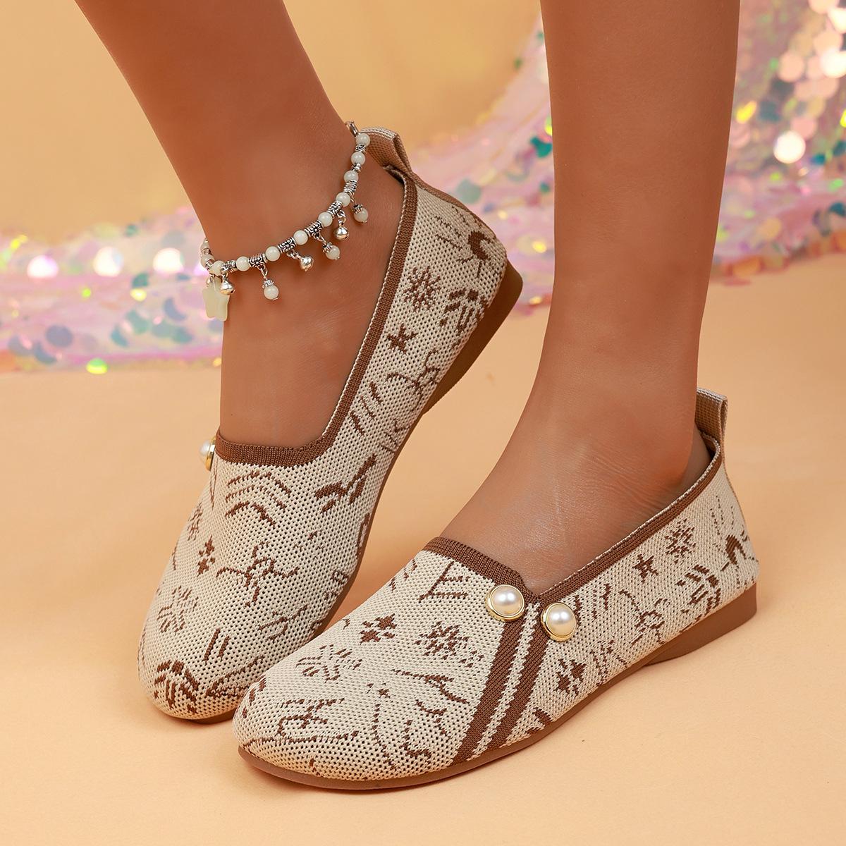 

Туфли-лодочки женские летние новые модные цветные без застежек дышащие повседневные туфли без застежек больших размеров для женщин 43