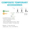 Dental Lab Ti Base Abutment Non-Hex Temporary Cylinder Oral Care Accessories Implant Replacements