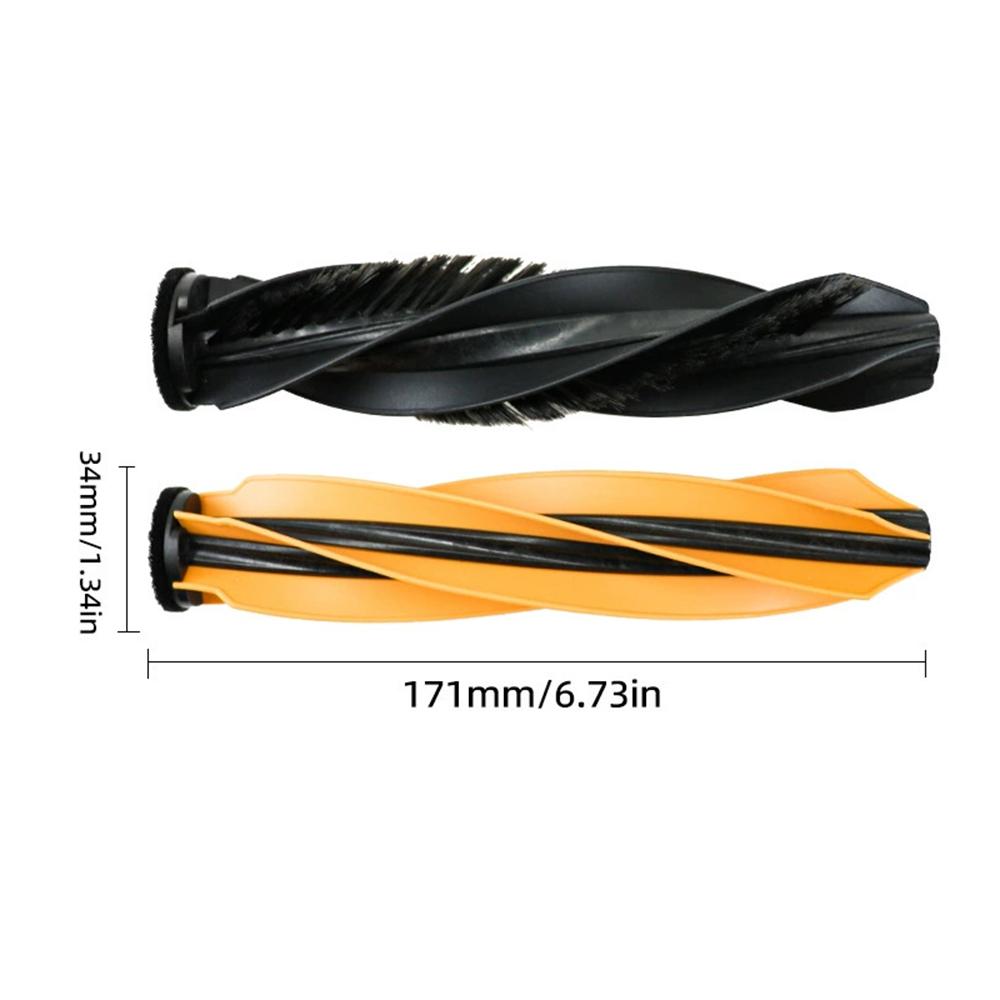 1 Pair For Dreame X50 Ultra/L50 Ultra/L40s Pro Ultra/X50 Master Vacuum Cleaner Roller Brush Set Deep Cleaning Replacement Parts