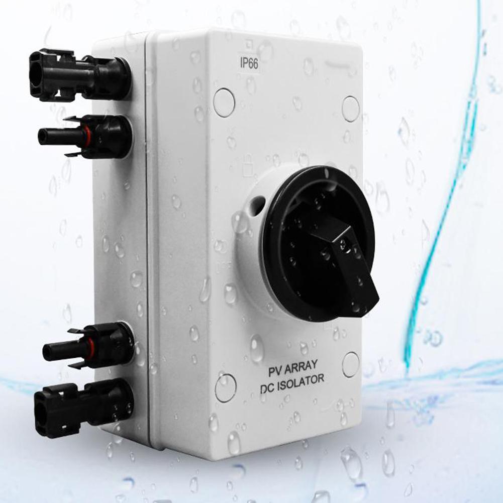 

32A 1000V DC Disconnect Switch for Solar Systems featuring IP66 Waterproof Rating and Lockable Rotary Actuator for Secure Power China Mainland