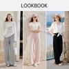 Women's High-Waist Straight Leg Casual Trousers