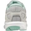 Mizuno Maximizer 25 Running Shoes, Women's, Gray x White x Light Green, Size 22.5 cm, 3E, for Commuting, School, Jogging, and Exercise