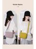 Einfache lässige Umhängetasche im koreanischen Stil - Vielseitige Street-Schultertasche in Unifarbe