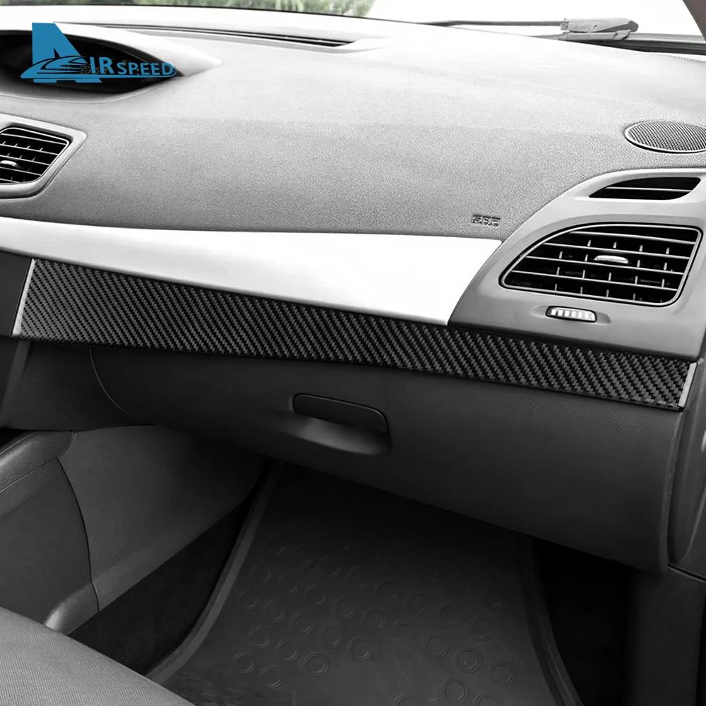 For Renault Fluence Megane 3 RS 2009 2010 2011 2012 2013 2014 2015 LHD RHD Real Soft Carbon Fiber Sticker Instrument Panel Trim