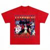 Gassky Nagasaki Shizuka Tsuneko Eva Printed T-Shirt High Street Anime Dual Short Sleeve Clothing