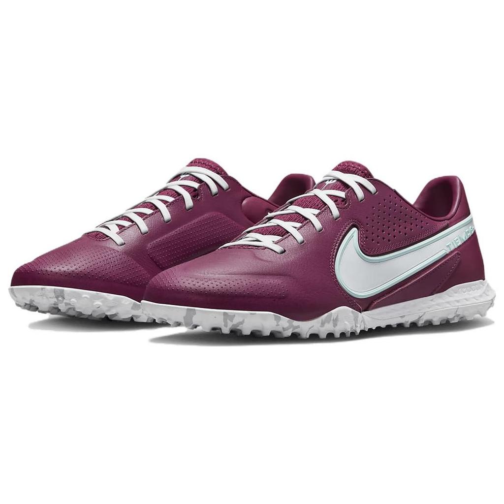 Nike React Tiempo Legend 9 Pro TF Rosewood Camo Unisex Sneaker Rot Gletscherblau Pink-Schaumstoff DA1192-614
