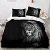Set Biancheria da Letto Animale Leone Fresco Biancheria da Letto Animale Decorazione per la Casa Singolo Matrimoniale Twin Size Per Ragazzi Ragazze Bambini Adulti Set Copripiumino Leone