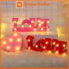 Liebe Herz LED Lampe Hochzeit Party Romantische Rot Rosa Nachtlicht Ornament Geburtstag Weihnachten Home Dekoration Valentinstag Geschenk