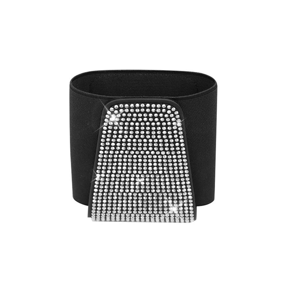 Compact Size Car Organizer Rhinestone Glasses Case Sunglasses Storage Bag