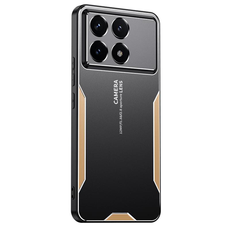 For Xiaomi Redmi K70 Pro 5G Case Slim-Fit PC+TPU+Aluminum Alloy Cell Phone Cover