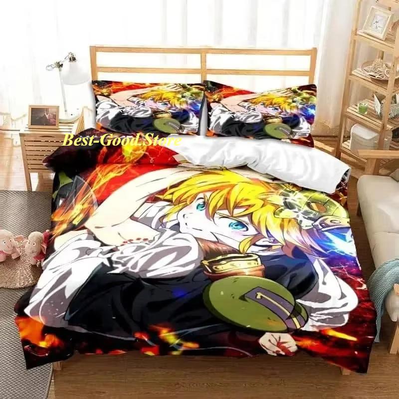 3D Anime The Seven Deadly Sins All Season Twin Bedding Set Comforter Set Bed Duvet Cover Double King Comforter Cover