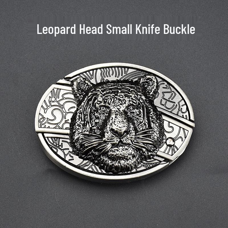 Men's Casual Punk Alloy Knife Buckle Belt