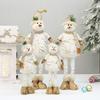 Festival Christmas Snowman Telescopic Doll Printing Merry Christmas Decoration  New Year Supplies
