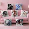 Modern Minimalist Animal Horse Pillow Cushion Cover Pillowcase Living Room Sofa Home Decor Customized