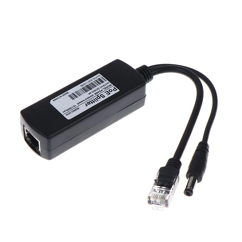Dc48V To 5V Micro Usb Poe Splitter Poe Connectors Adapter Cable Splitter Ip Camera Power Supply Module Ethernet 100M
