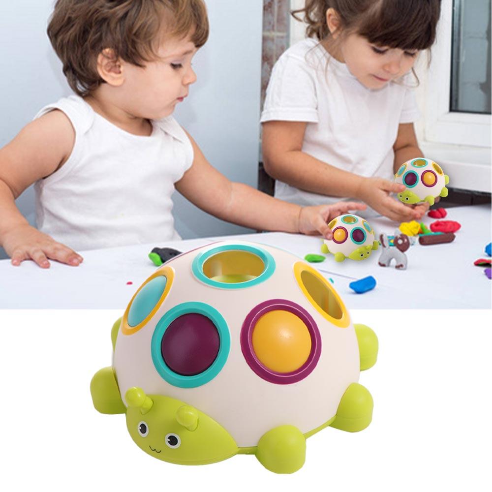 Beetle Color Finger Beetle Hole Digging Toy Finger Beetle  Color Cognitive toys   Toy for Kid