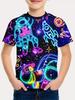 Jungen Kinder Kleidung Stylisch Cartoon Weltraum Astronaut Grafik T-Shirts Jungen Mädchen Sommer Kurzarm Outdoor Kleidung für Kinder