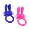 Butterfly Rabbit Vibrating Cock Ring - Dual Stimulation Delay Ring with Multi-Speed Vibration, Body-Safe Silicone, Waterproof Adjustable Fit