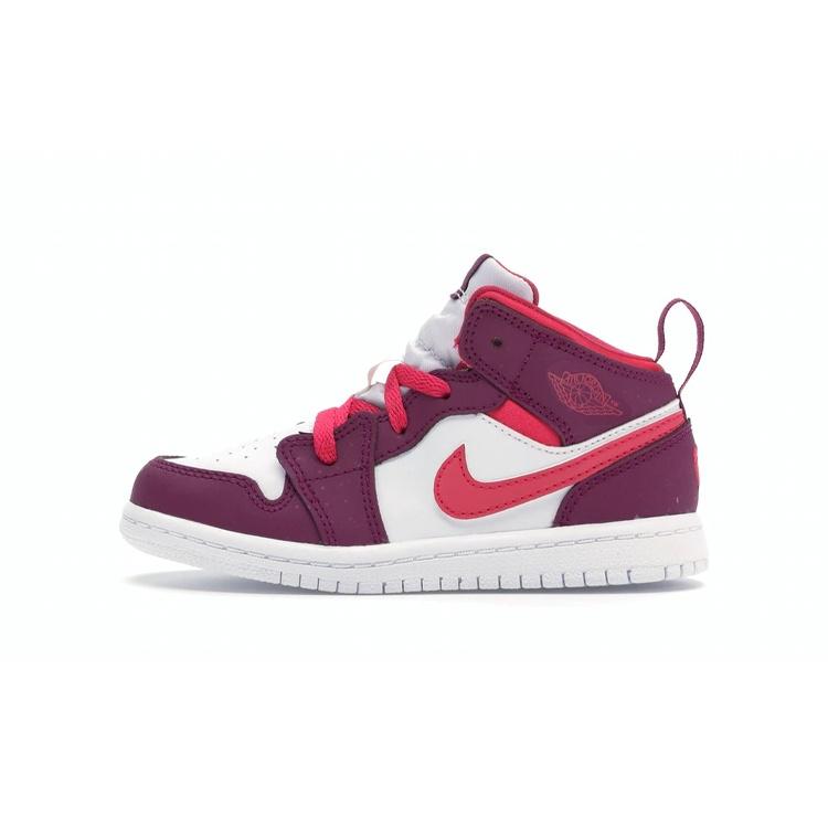 (TD) Air Jordan 1 Mid True Berry Rush Pink Baby 644507-661 EU 27
