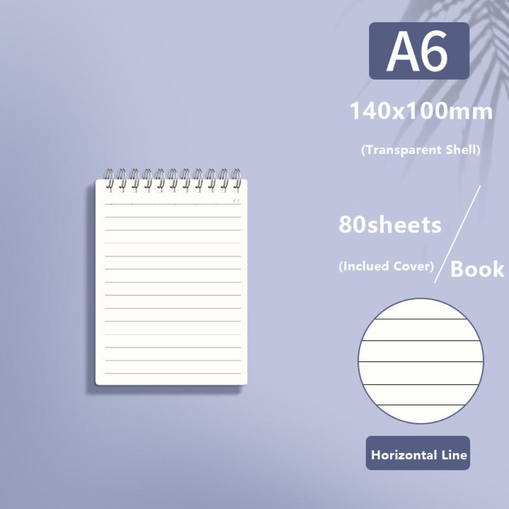 Grids/Blank/Horizontal Line Spiral Notepad Flip Over Design Memo Pad  School Office Supplies