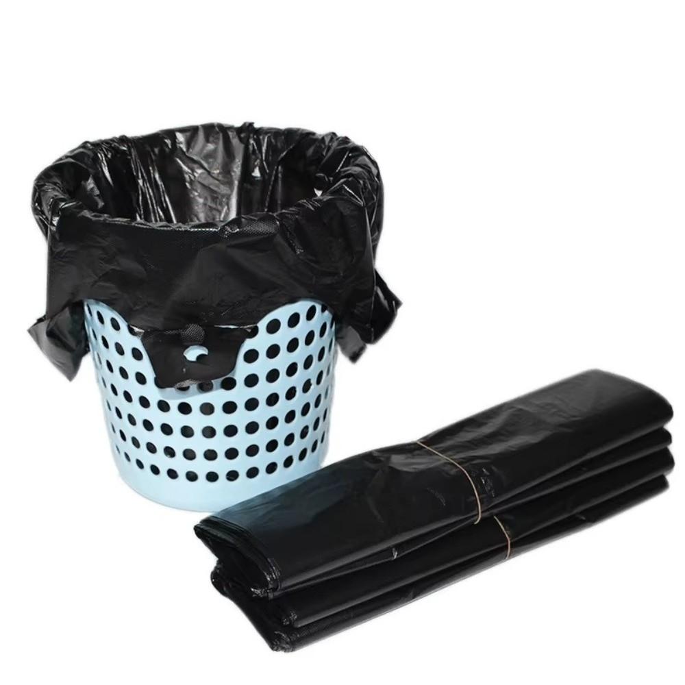 Black Handled Trash Bags Disposable Supermarket Shopping Bags Garbage Bags Home Cleaning Supplies