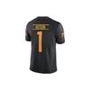 Nike T Shirts Men's Black V neck Moderate Straight Fit 32NM03T89EF-0Y0