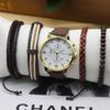 5pcs High Quality Fashion Waterproof Dial Minute Scale Box Included Luxury Business for Sports Running Outdoor Office Worker