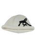 Literary bow decorative sleeve knitted hat thick needle crimped women's cold hat autumn and winter thickened wool hat