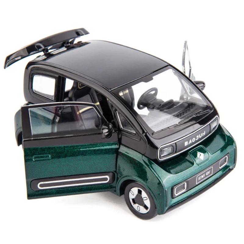 1/24 Wuling BAOJUN KIWI EV Legierung Druckguss & Spielzeugfahrzeuge Metall Spielzeugauto Modell Sound und Licht Rückzieher Sammlung Kinderspielzeug