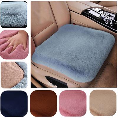Winter Warm Car Seat Cover Front Rear Cushion Plush Pad Protector Mat Chair Cushion Accessories