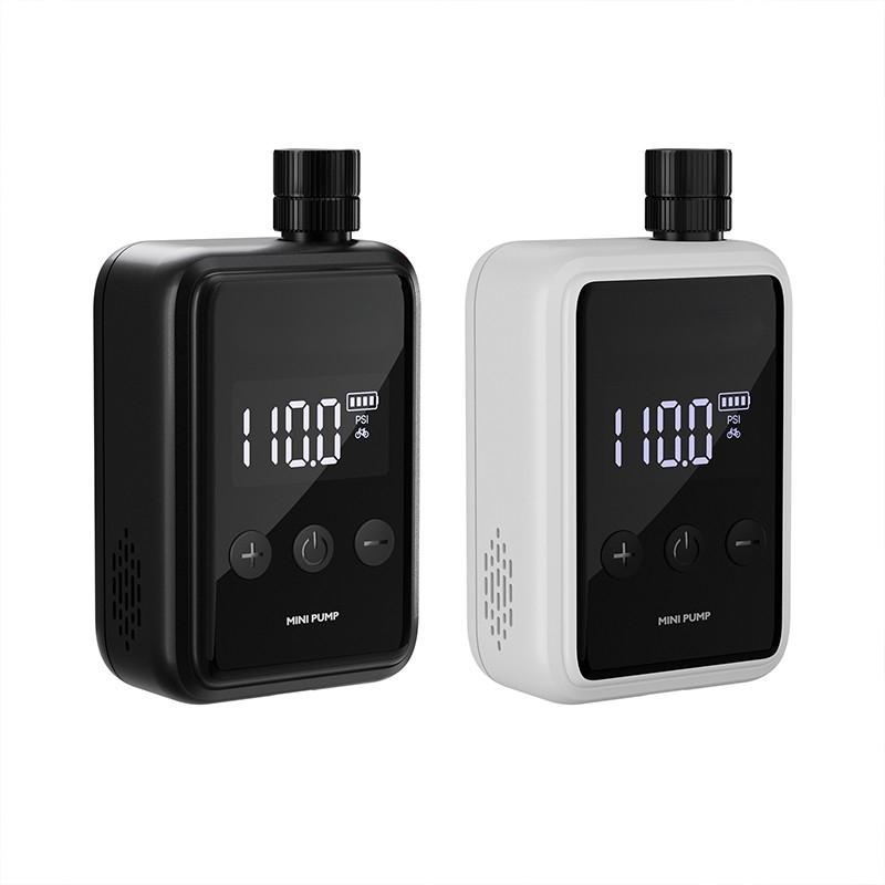 MTB Road Tire 150 PSI Portable Pocket Bike Electric Air Pump Digital Display Mini Fast Compressor