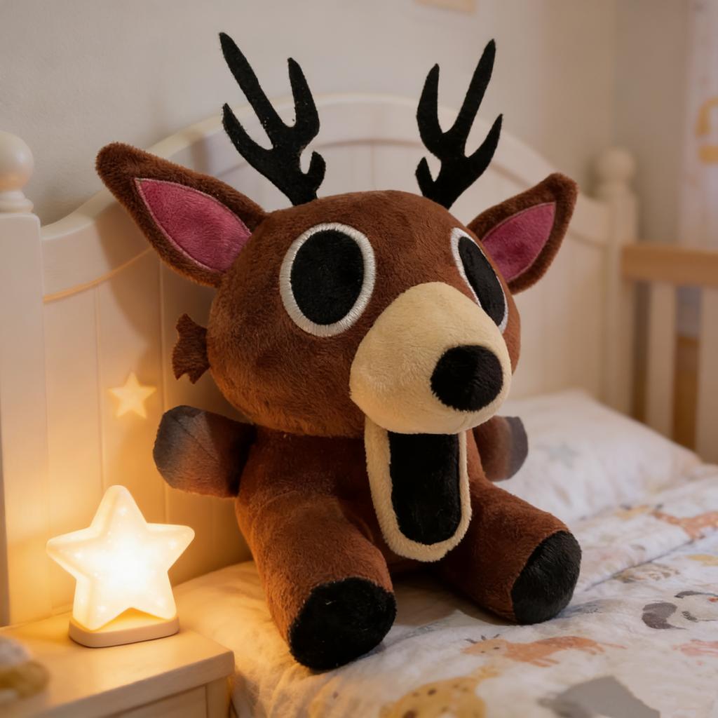 Non-Toxic 20Cm Q 99 Nights In The Forest Deer Plush Toy Stuffed Animal Soft Movie Inspired Gift Kids And Fans Collectible Christmas Gift